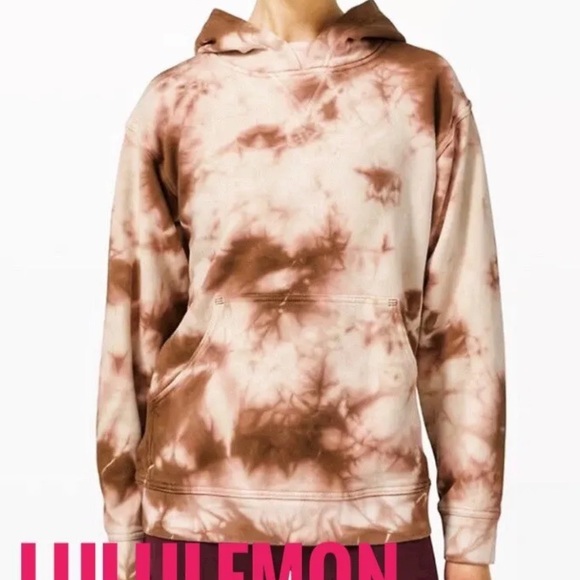 Lululemon   “ALL YOURS”Tie Dye Hooded Sweatshirt￼, Size 6 - Picture 1 of 11